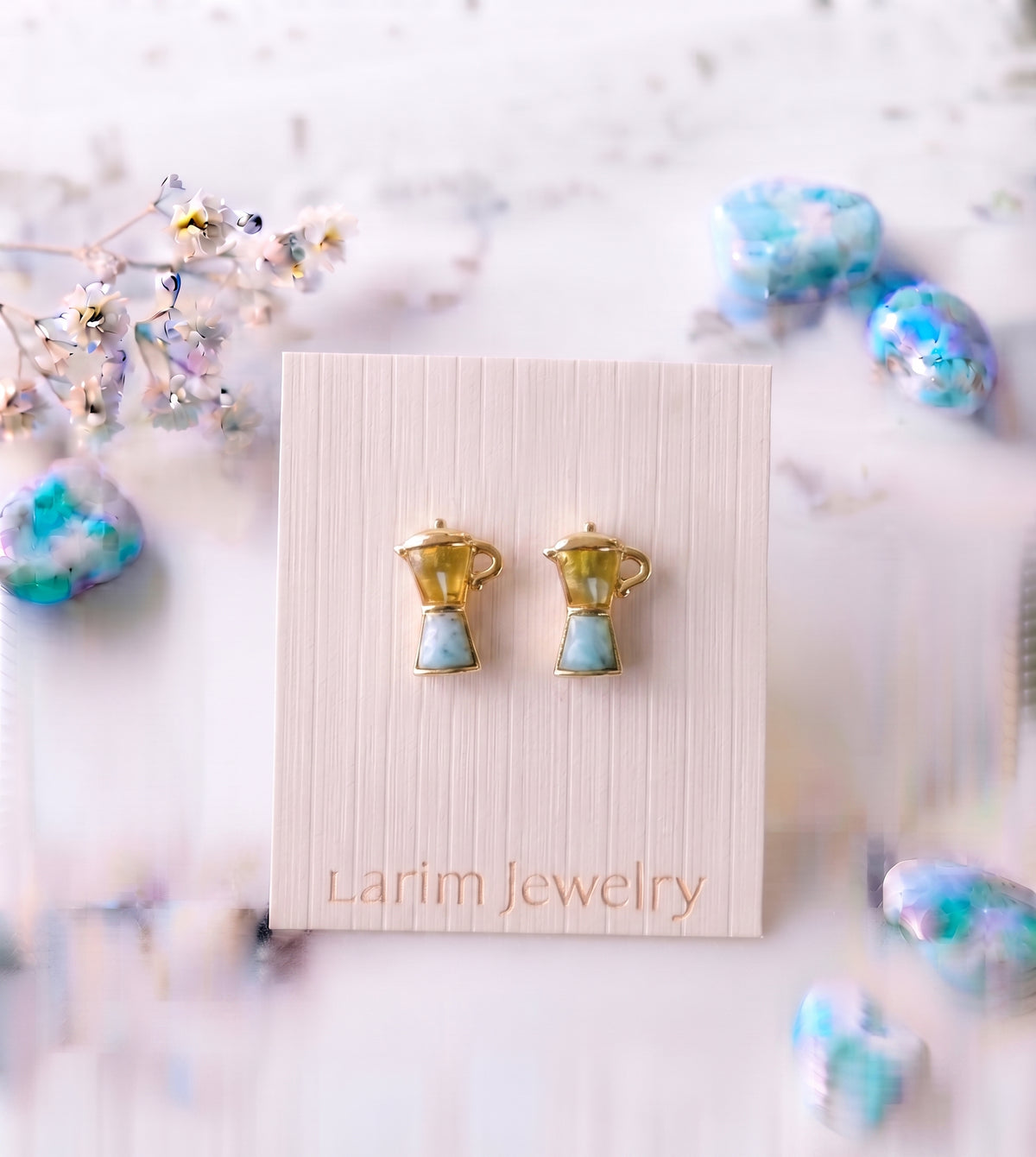 Aretes Café Caribeño